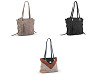 Handtasche aus Wildlederimitat