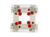 Set de table carré en tissu, 40 x 40 cm