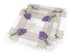 Set de table carré en tissu, 40 x 40 cm