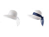 Chapeau de paille/d’été pour femme avec ruban