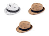 Sombrero veraniego de paja, infantil, coches