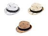 Sombrero veraniego de paja, infantil, coches