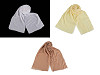 Sciarpa / scialle estivo, plissettato, leggero, dimensioni: 40 x 175 cm