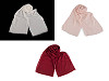 Summer scarf / shawl, pleated, light 40x175 cm