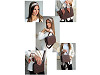 Handtasche mit Tuch, 19 x 15 cm