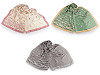 Saténová šatka / šál snežienky 85x185 cm