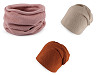 Bonnet/Col tube d’hiver pour femme, Lamblook