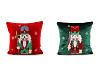 Housse de coussin de Noël en velours, Soldat, 43 x 43 cm