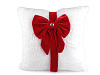 Housse de coussin de Noël avec nœud