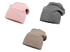 Ladies winter hat with rhinestones