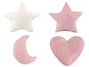 Cojín decorativo con forma de estrella, luna, nube, corazón