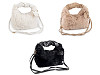 Fur handbag 24x21 cm