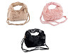 Fur handbag 24x21 cm