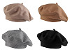 Beret damski włóczkowy