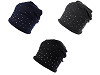Gorro de algodón con pedrería para mujer