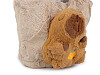 Torebka futrzana kapibara 33x26 cm 