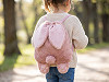 Sac en peluche Lapin pour enfants, 25 x 27 cm