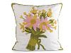 Párnahuzat hímzett virágok 45x45 cm