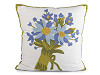 Párnahuzat hímzett virágok 45x45 cm