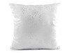 Vianočná obliečka na vankúš s jemným lurexom 40x40 cm