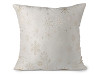 Vianočná obliečka na vankúš s jemným lurexom 40x40 cm