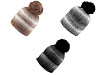 Damen-Wintermütze mit Bommel