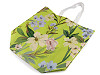 Large bag with flowers made of laminated non-woven fabric 50x40 cm