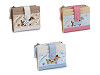 Wallet with dachshund embroidery 9x11 cm