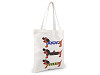 Textilní taška bavlněná psi 35x38 cm