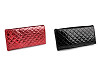 Women's / girls' metallic wallet 9.5x19 cm