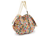 Foldable shopping bag with zipper 70x40 cm