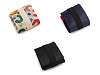 Bolsa de la compra plegable con cremallera de 70 x 40 cm
