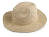 Letní klobouk / slamák unisex k dozdobení