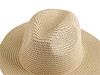 Letní klobouk / slamák unisex k dozdobení