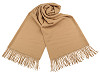 Šátek / šála typu pashmina s třásněmi 70x185 cm