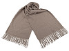 Šátek / šála typu pashmina s třásněmi 70x185 cm