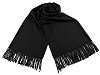 Šátek / šála typu pashmina s třásněmi 70x185 cm
