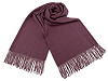 Šátek / šála typu pashmina s třásněmi 70x185 cm
