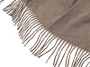 Šátek / šála typu pashmina s třásněmi 70x185 cm