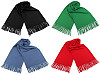 Sciarpa / foulard, tipo pashmina, con frange, dimensioni: 70 x 185 cm
