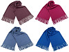 Scarf / pashmina type scarf with fringes 70x185 cm
