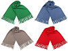 Écharpe type pashmina avec franges, 70 x 185 cm