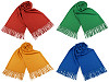 Szal / chusta typu pashmina z frędzlami 70x185 cm 