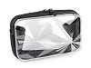 Transparentní skořepinová kabelka / pouzdro crossbody 18x11 cm