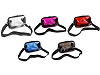 Transparent hardshell handbag / crossbody case 18x11 cm