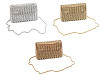 Clutch/Abendtasche mit geschliffenen Steinchen