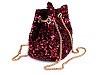 Kabelka s flitry 21x15 cm