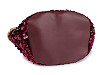 Kabelka s flitry 21x15 cm