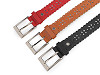 Women's / girls' belt, die-cut, width 3.3 cm