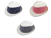 Chapeau de paille/d’été pour enfants, Cœurs